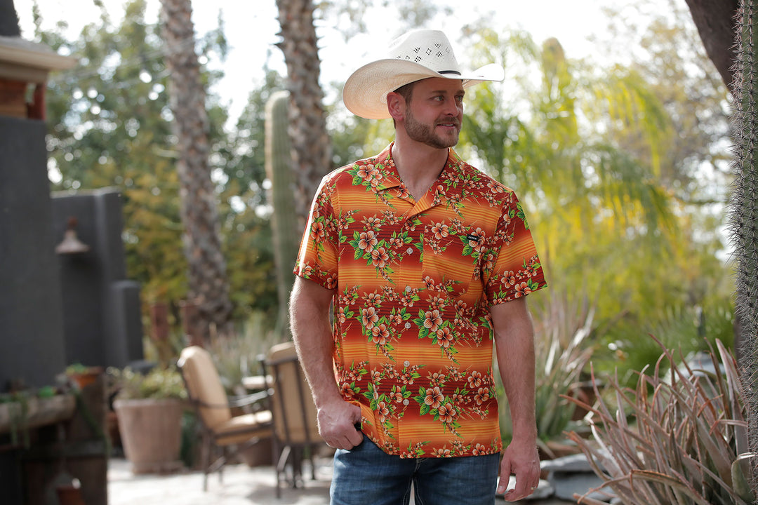 Men's Cinch Short Sleeve Camp Shirt - MTW1401041