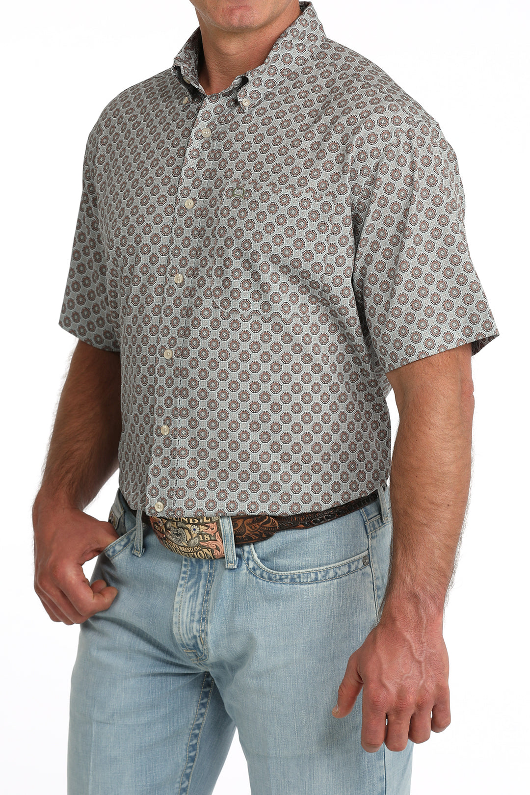 Men’s Cinch Arenaflex® Button-Down Western Shirt - MTW1704175