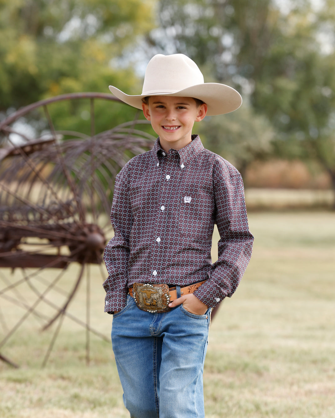 Boys Cinch Long Sleeve Shirt - MTW7060433
