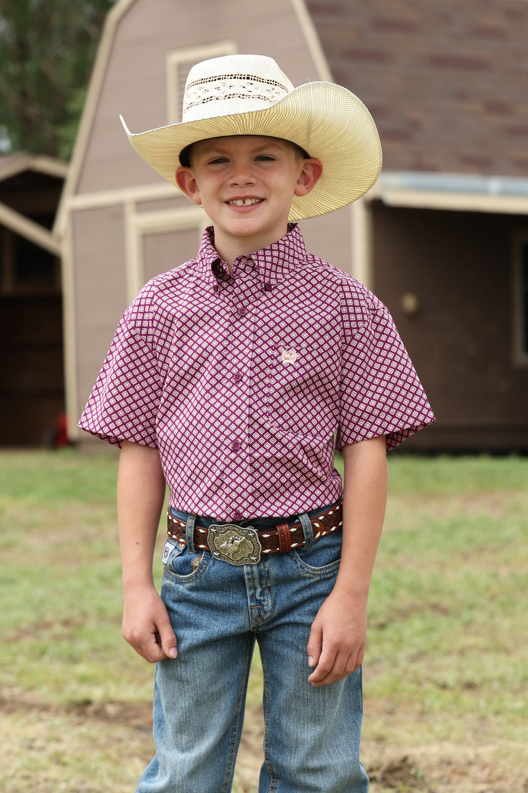 Boys Cinch Short Sleeve Shirt - MTW7140041