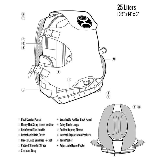 Mule Hooey Backpack - BP045BRTN