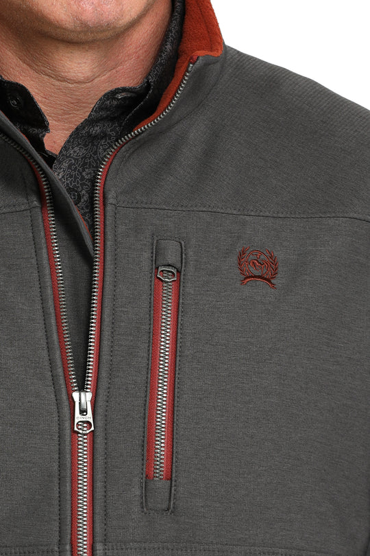 Men's Cinch Charcoal Concealed Carry Bonded Jacket - MWJ1583010