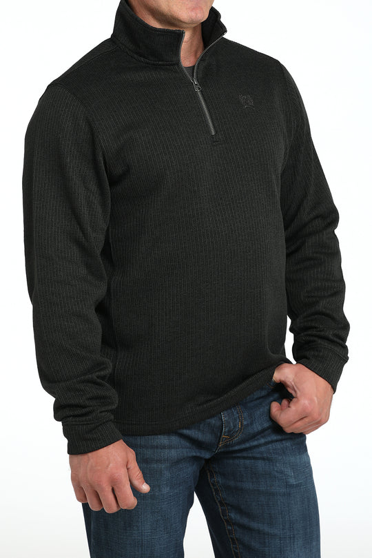 Men's Cinch Black 1/4 Zip - MWK1080019