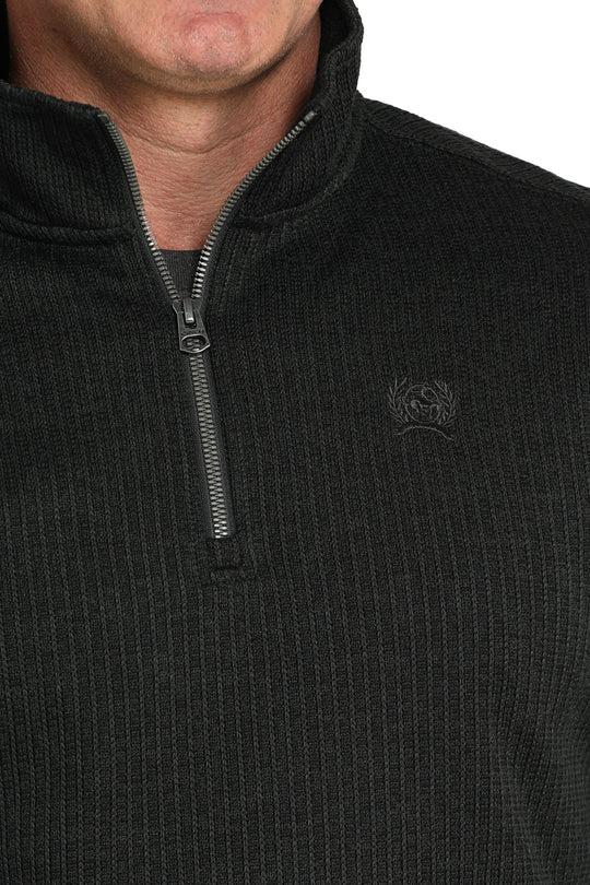 Men's Cinch Black 1/4 Zip - MWK1080019