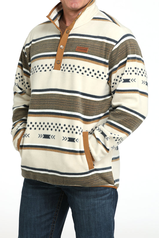 Men's Cinch Cream Polar Fleece - mwk1514026