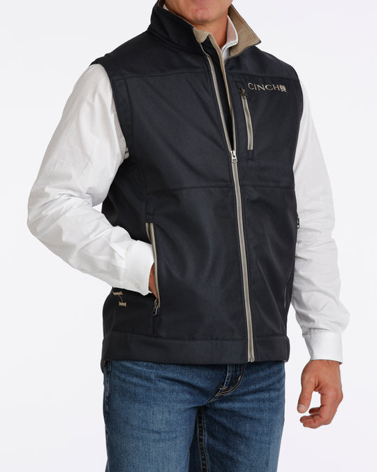 Men's Cinch Bonded Vest in Navy - MWV1515032