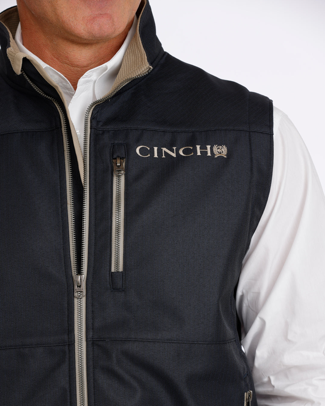 Men's Cinch Bonded Vest in Navy - MWV1515032