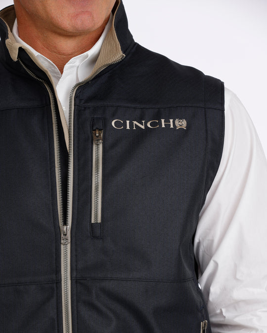 Men's Cinch Bonded Vest in Navy - MWV1515032