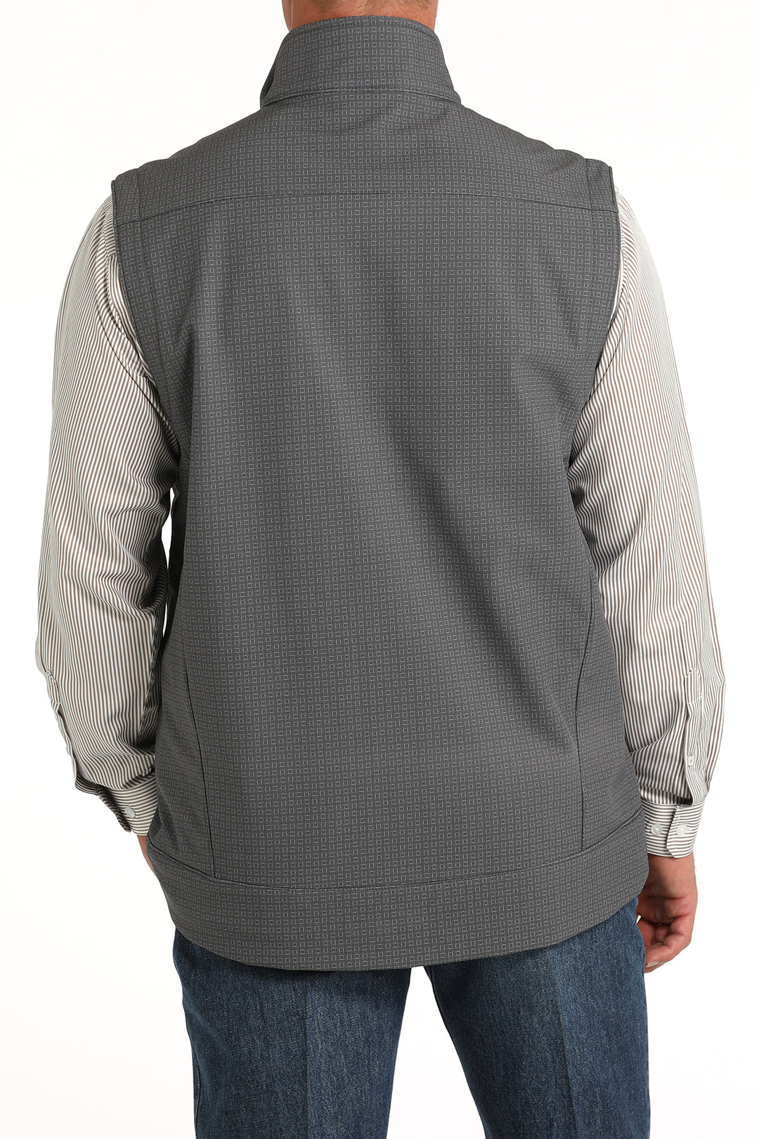 Men's Cinch Concealed Carry Gray Bonded Vest - MWV1541008