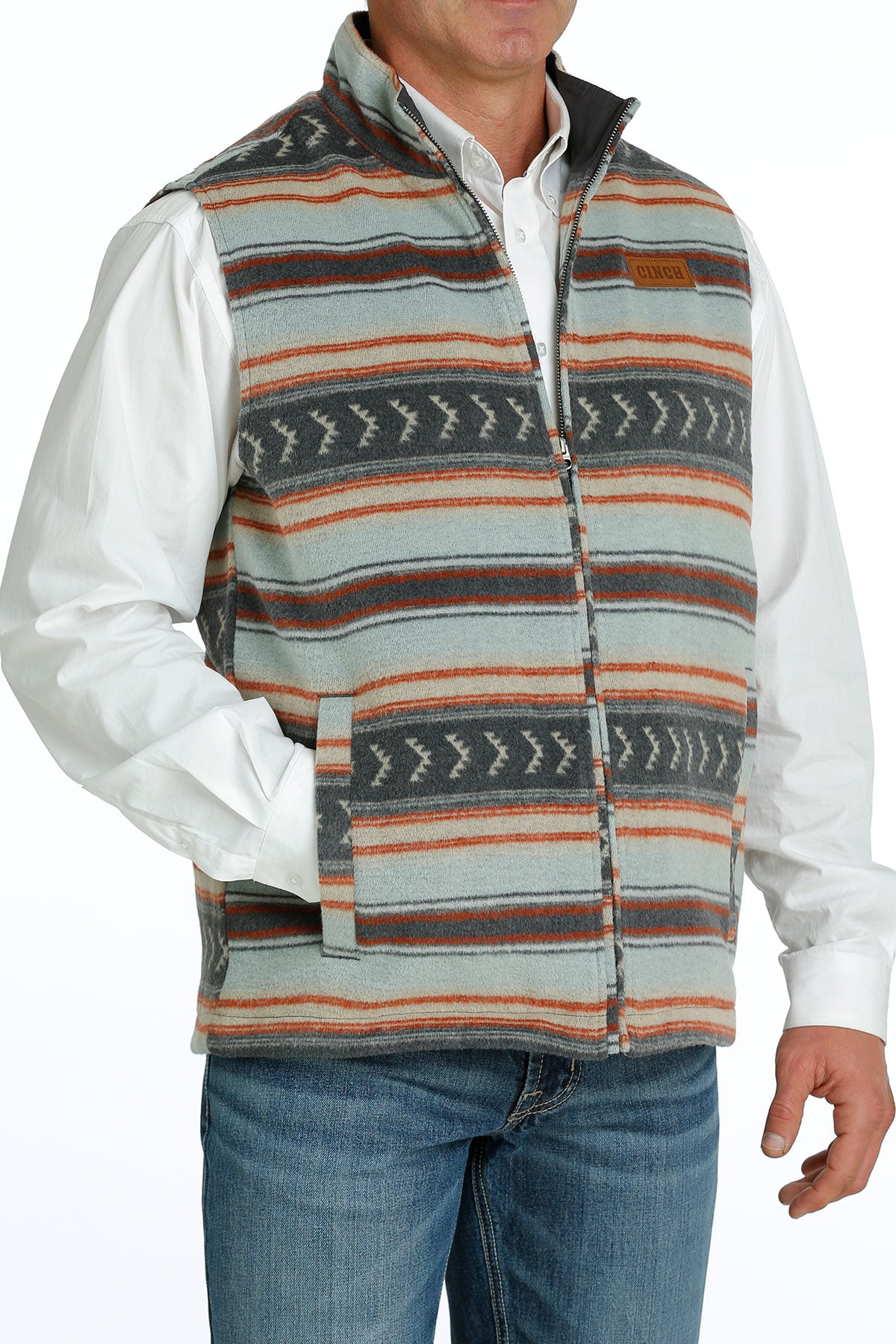 Men's Cinch Multi Colored Wooly Vest - MWV1903001 – Nigro's