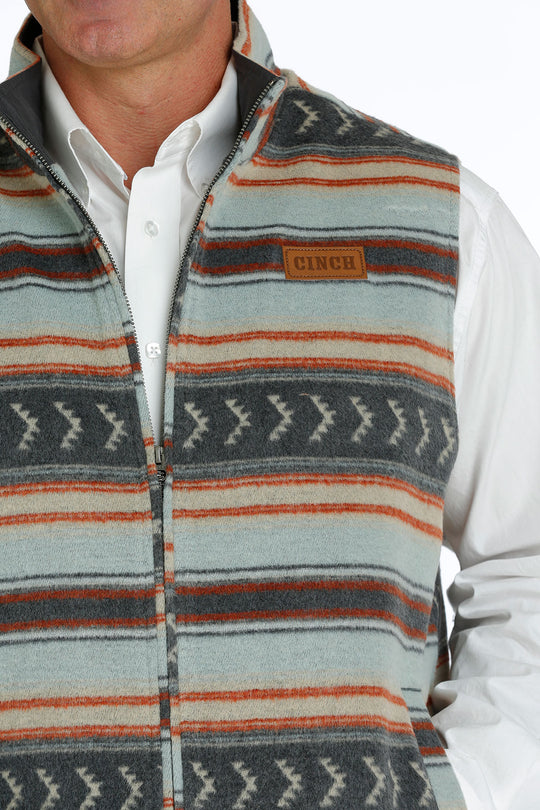 Men's Cinch Multi Colored Wooly Vest - MWV1903001