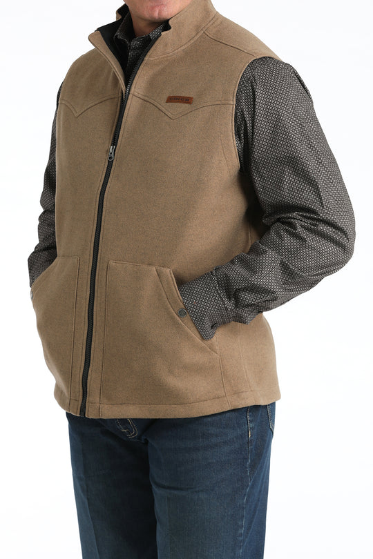 Men's Cinch Khaki Vest - MWV1934002