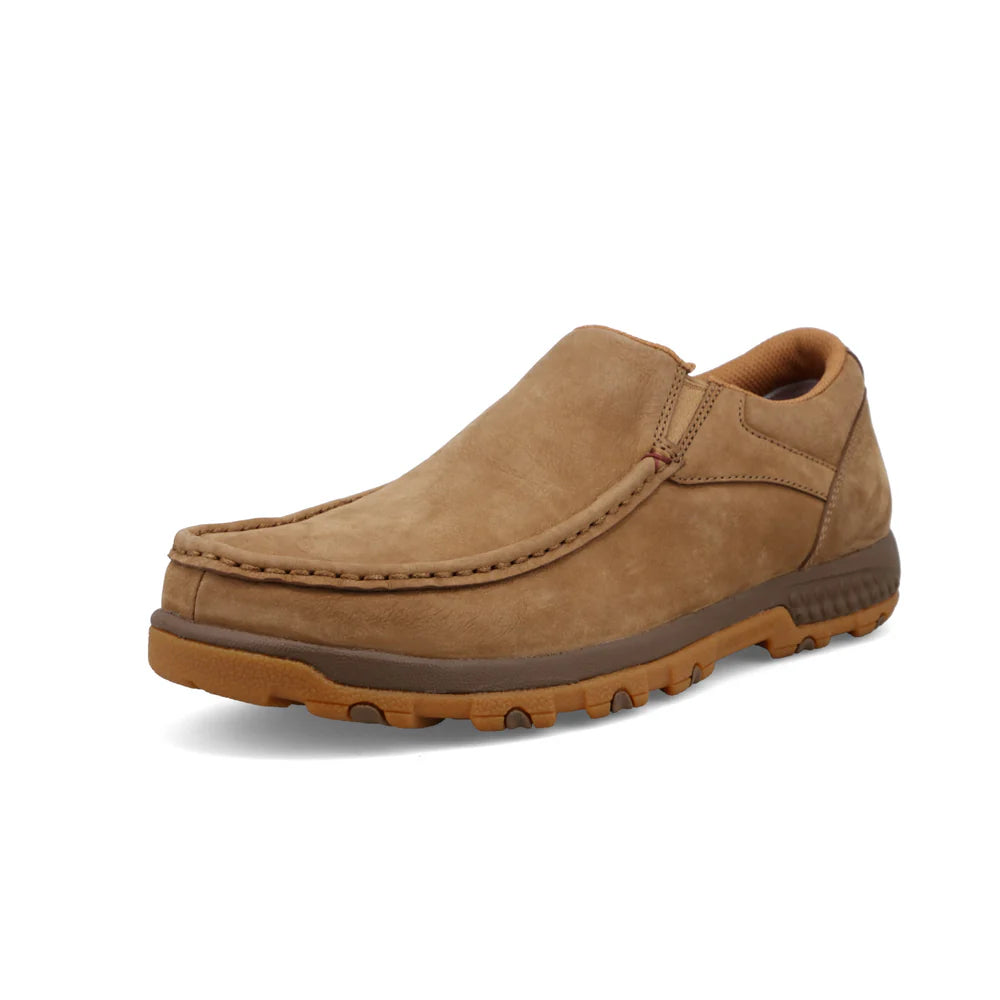Men's Twisted X Slip On Camel Driving Moc - MXC0022