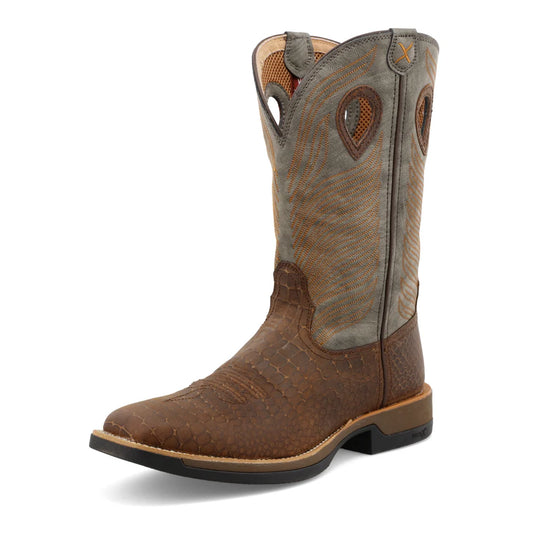 Men's Twisted X Croc Print 12" Tech X™ Boot - MXW0003