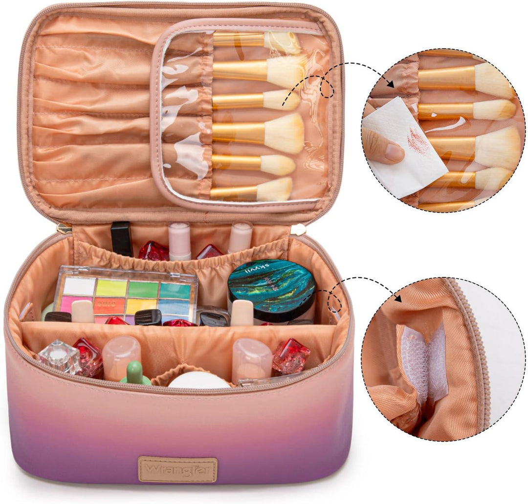 Wrangler Travel Makeup Bag 2pcs - WG392-9000PP
