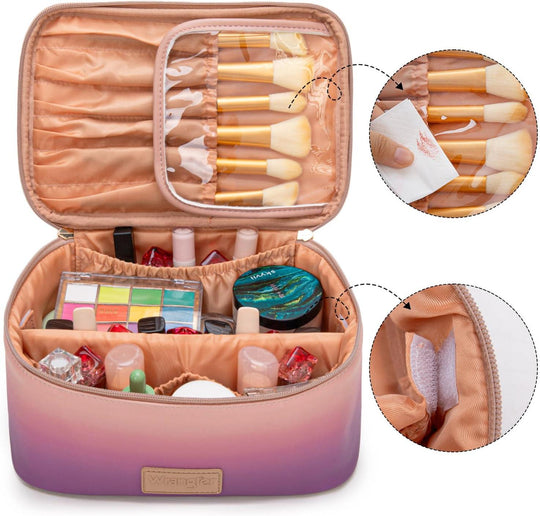 Wrangler Travel Makeup Bag 2pcs - WG392-9000PP