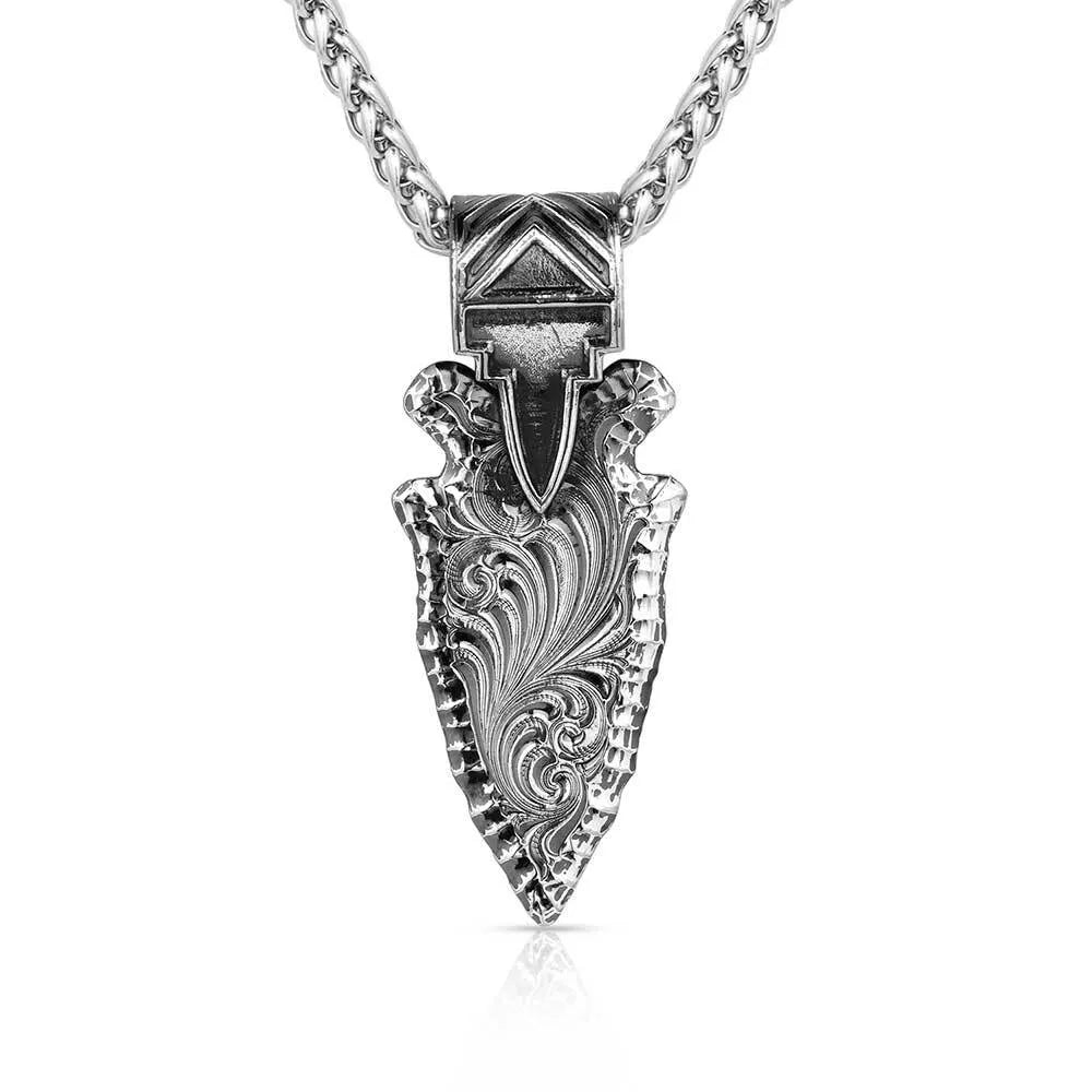 Montana Silversmiths Old West Arrowhead Necklace - NC5677