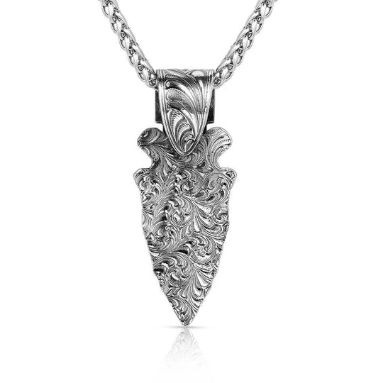 Montana Silversmiths Old West Arrowhead Necklace - NC5677