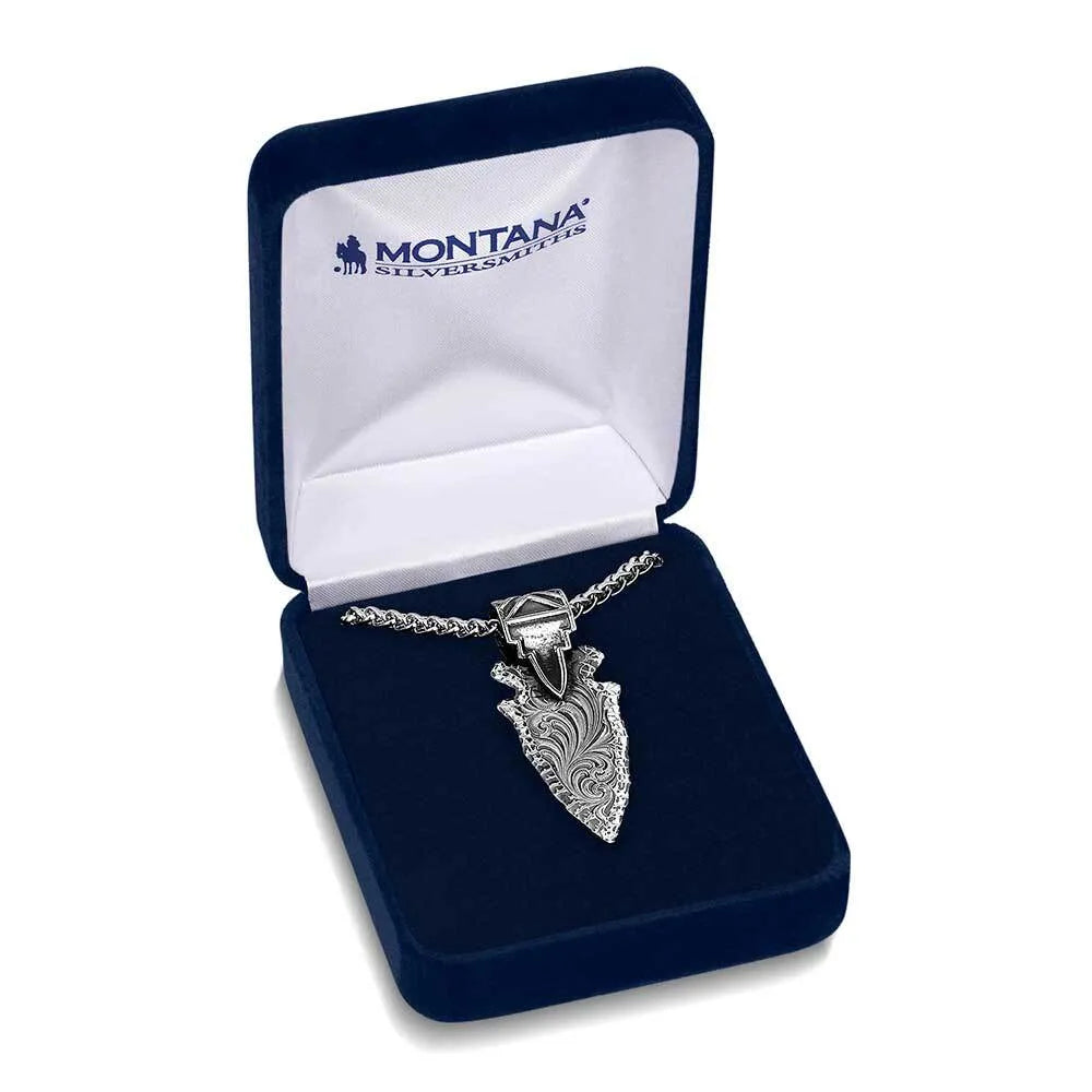 Montana Silversmiths Old West Arrowhead Necklace - NC5677
