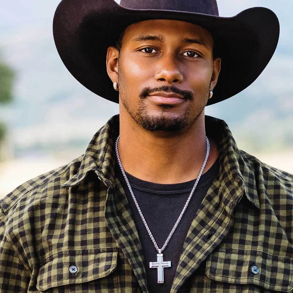 Montana Silversmiths Hero's Belief Cross Necklace - NC6163