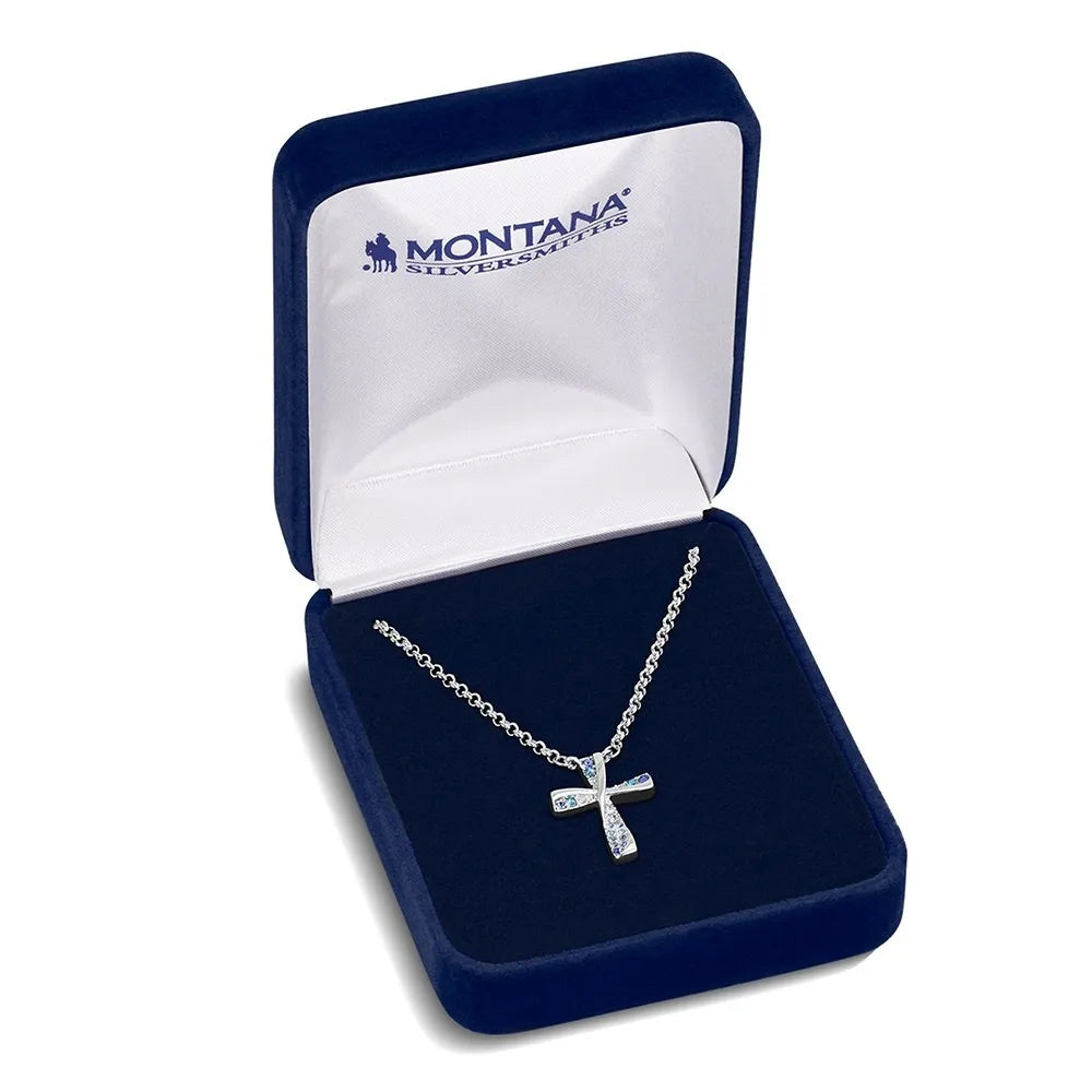 Montana Silversmith Faith in Lights Cross Necklace - NC6534