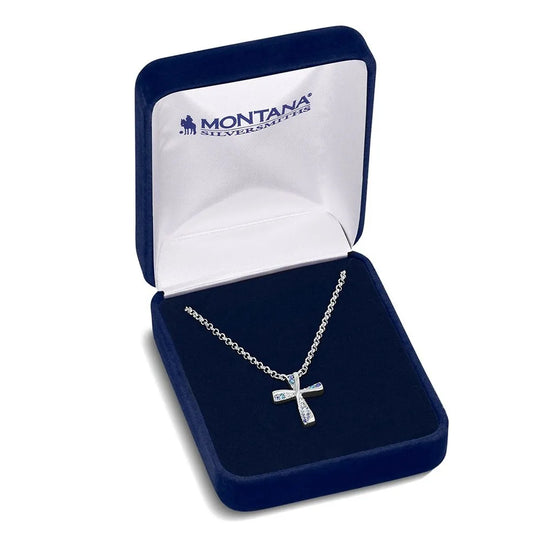 Montana Silversmith Faith in Lights Cross Necklace - NC6534