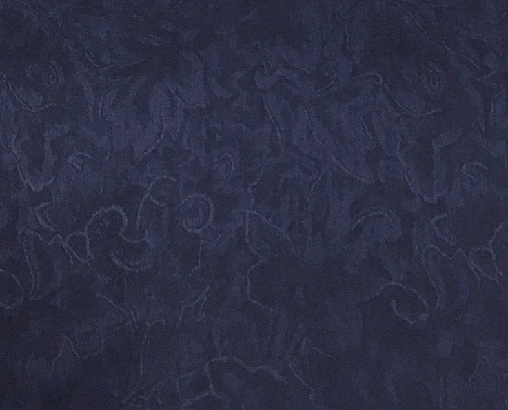 Wyoming Trading Navy Jacquard Silk Wild Rag