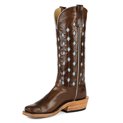 Men's Olathe Brown Vachetta with 16" Brown Vachetta Tops - TT13