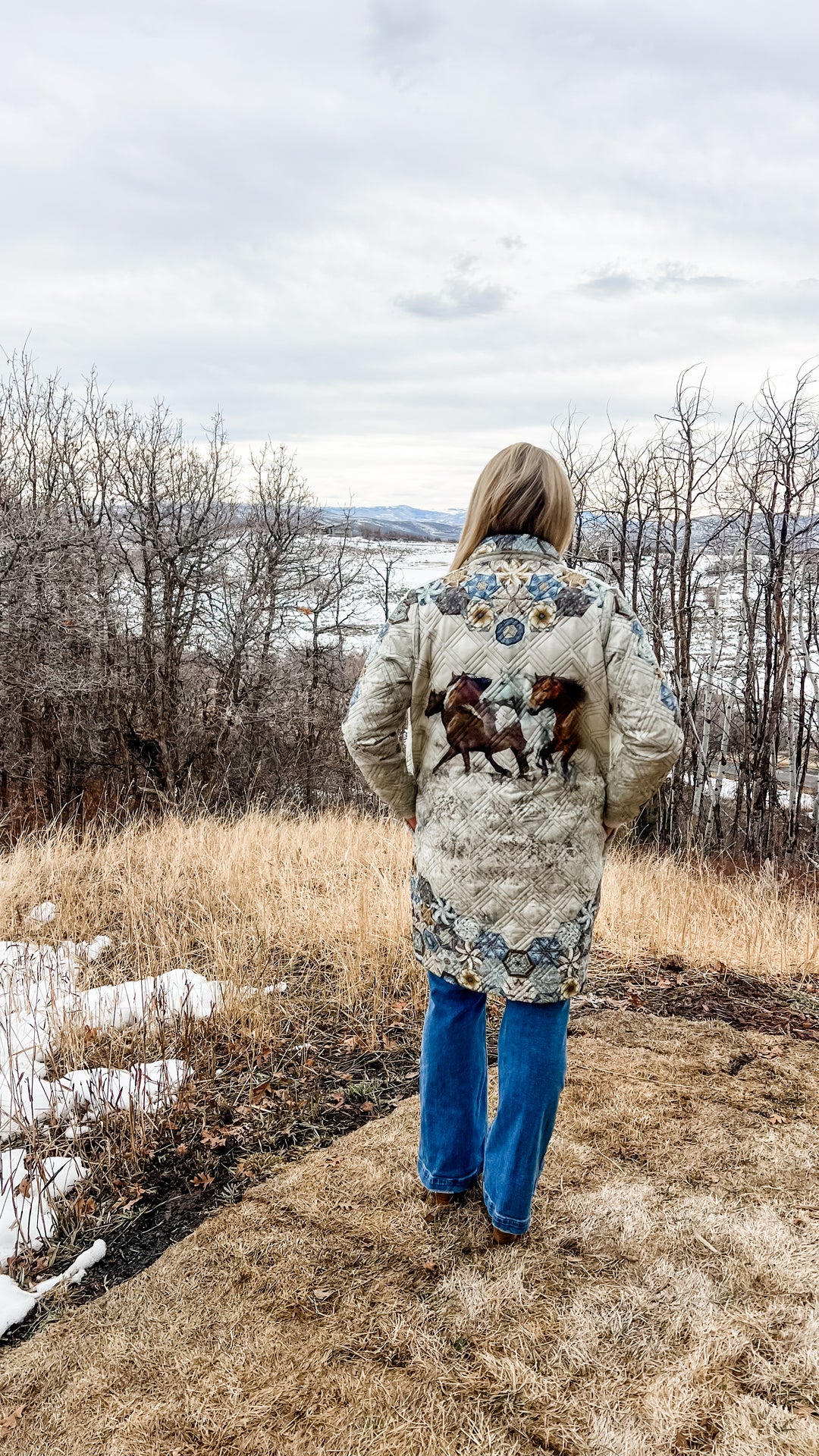 LovLei Ranch Born To Run Dusted Quilted Jacket