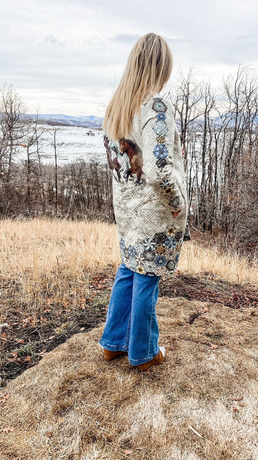 LovLei Ranch Born To Run Dusted Quilted Jacket