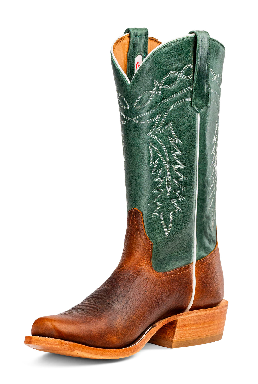 Men's Rios of Mercedes Whiskey Third Pole Yak with 13" Hunter Green Avatar Tops - R9039 - Style # 133