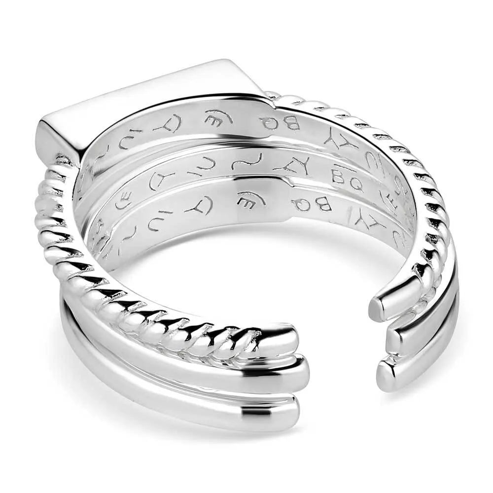 Montana Silversmiths Triple Threat Stacked Ring Set - RG6218