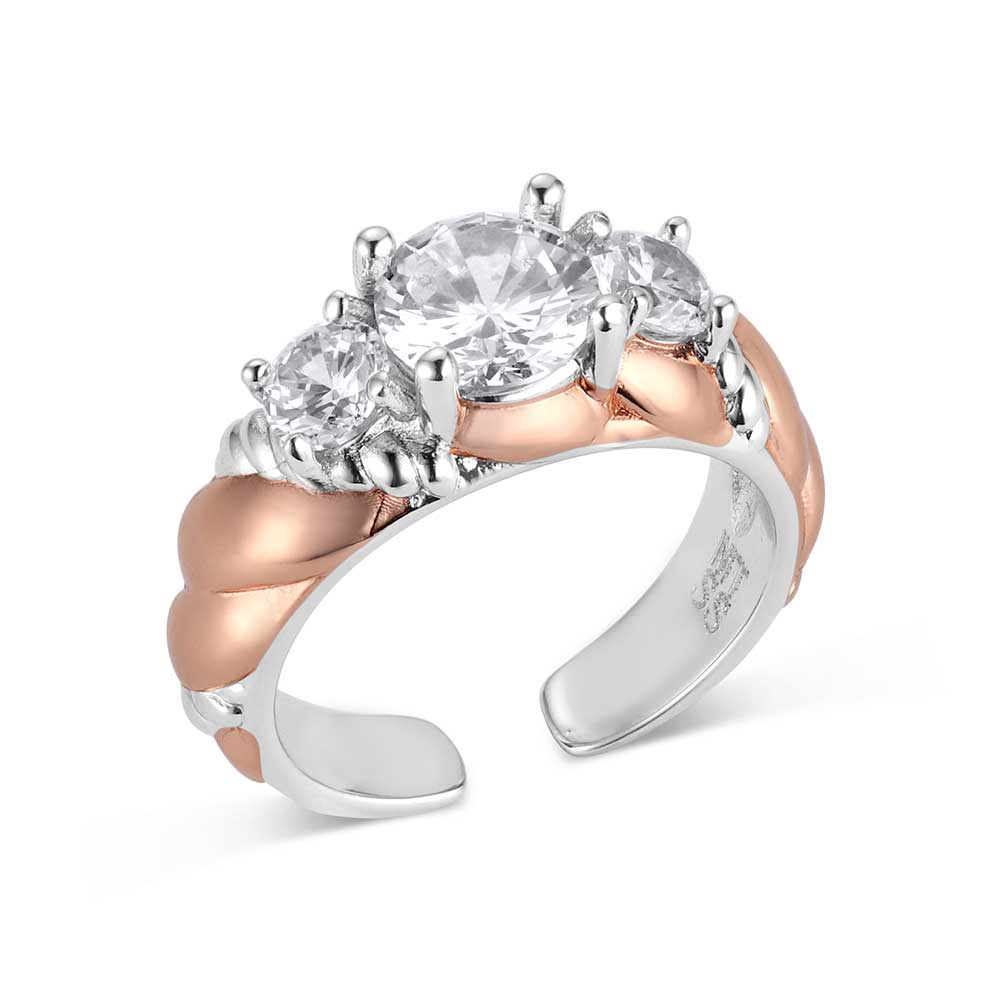 Montana Silversmiths Draped In Light Crystal Ring - RG6526