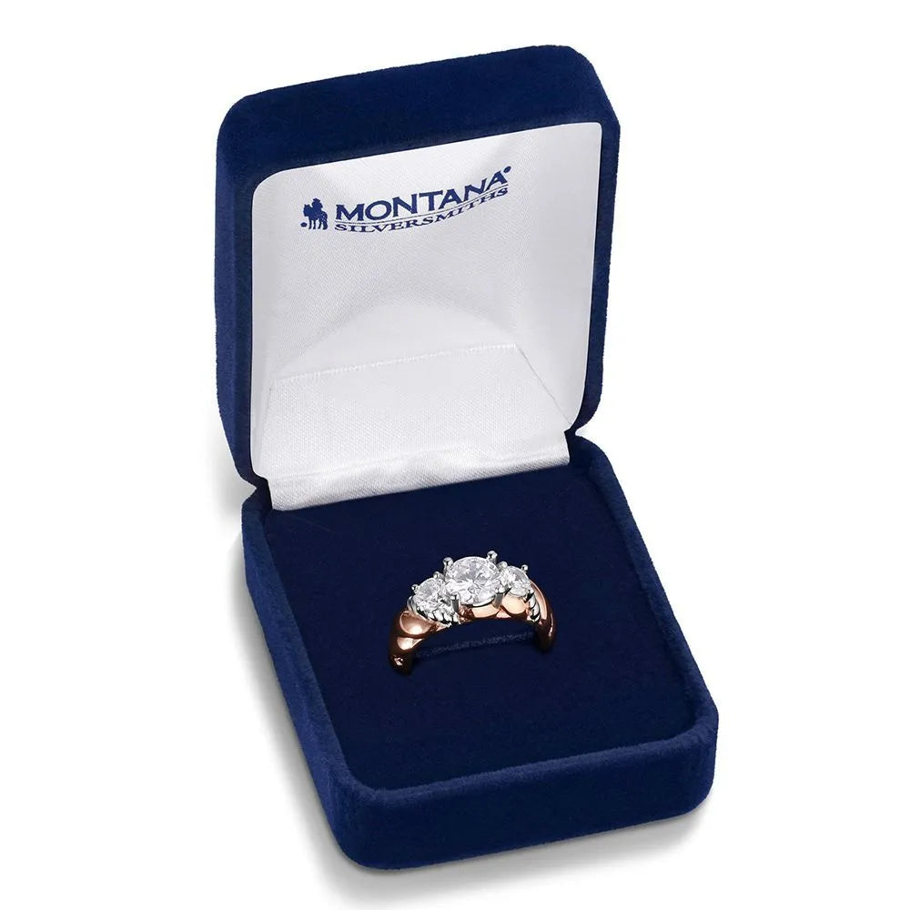 Montana Silversmiths Draped In Light Crystal Ring - RG6526