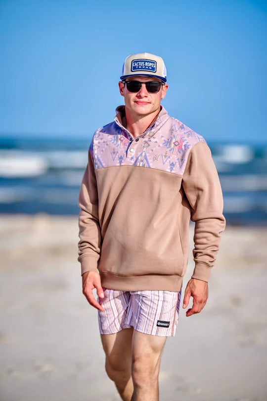 Men's Hooey Stevie Aztec Pullover - HH2609TNAZ
