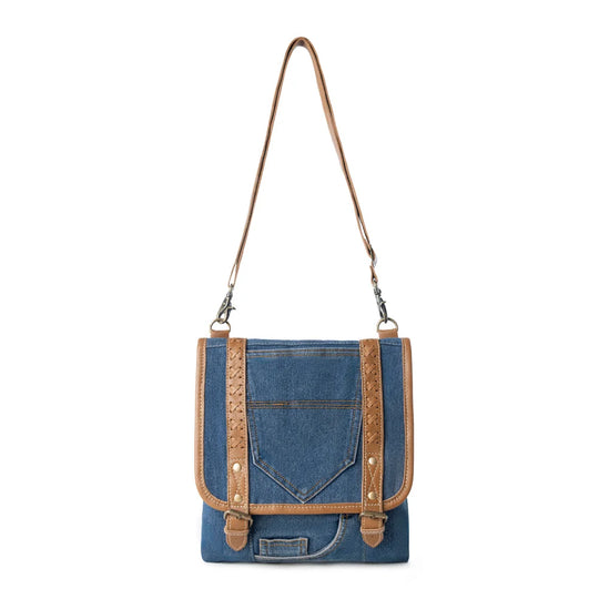 Myra Myra Dustrider upcycled canvas vintage style Concealed-Carry Bag - S-13941