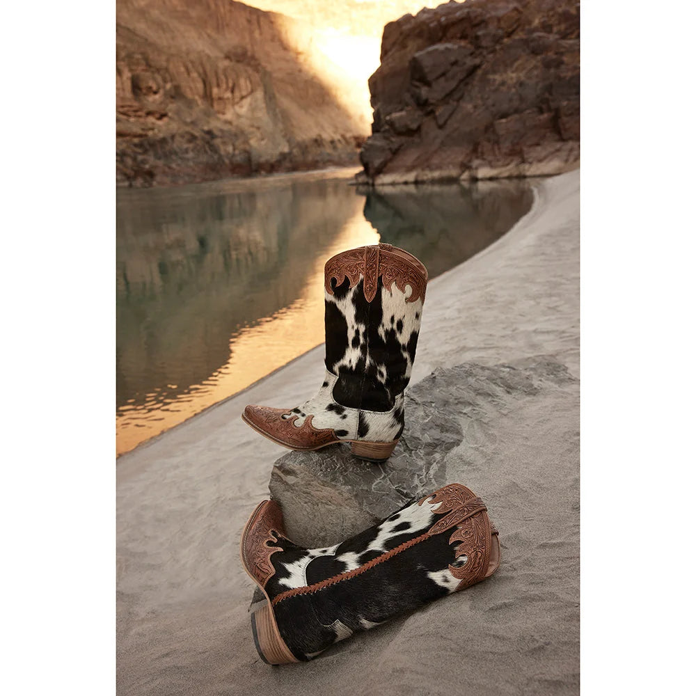 Ladies Myra Adelaide Hair-On High Top Boots