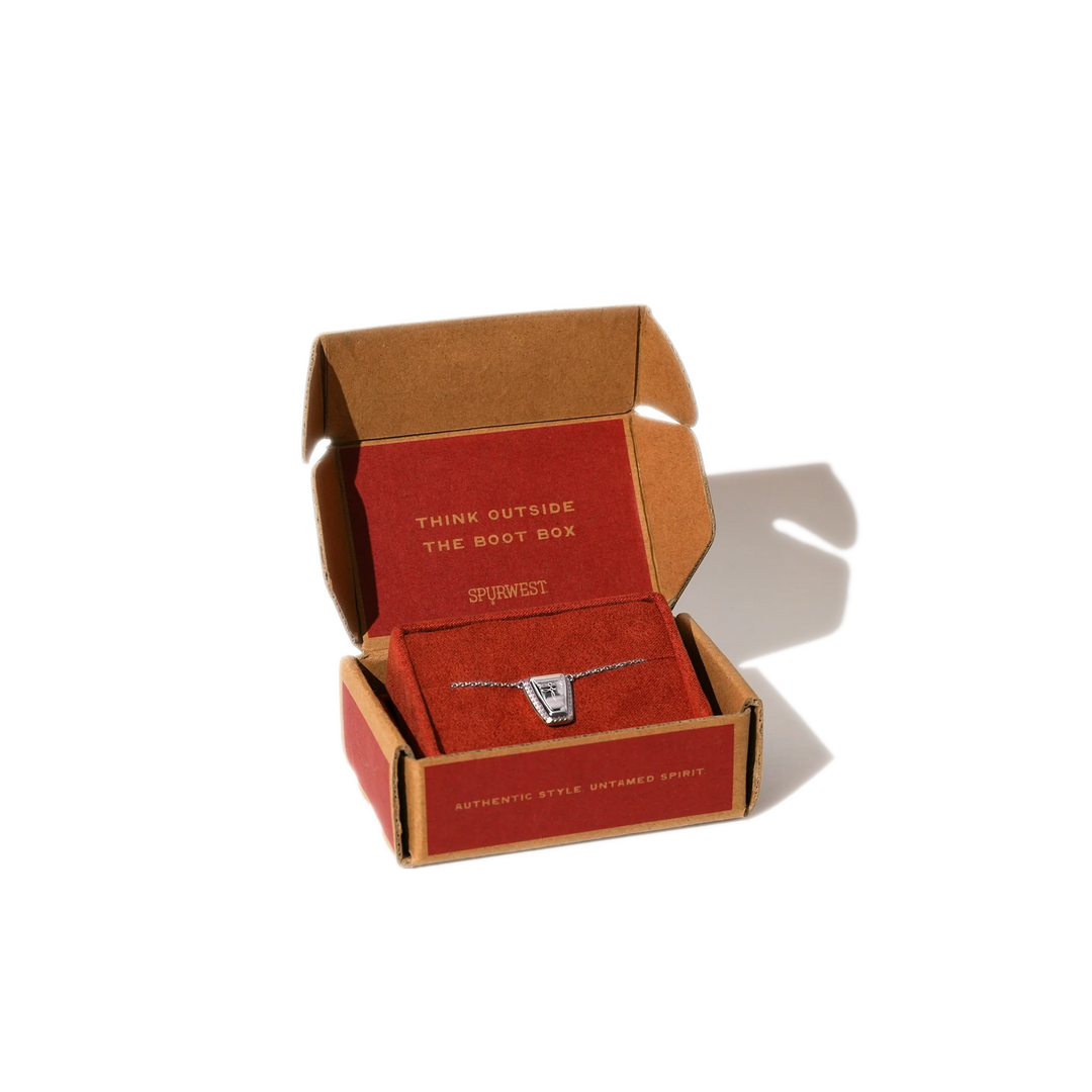 SpurWest Trading Co.  Dallas Square Toe Necklace