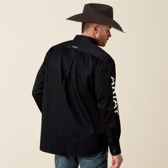 Team Logo Black Twill Classic Fit Shirt - 10017497