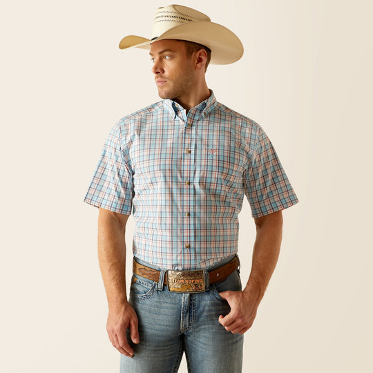 Men's Ariat Pro Series Karson Classic Fit Short Sleeve Shirt - 10048438