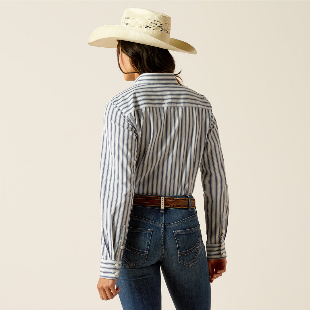 Ladies Ariat Wrinkle Resistant Baja Stripe Kirby Shirt - 10051333