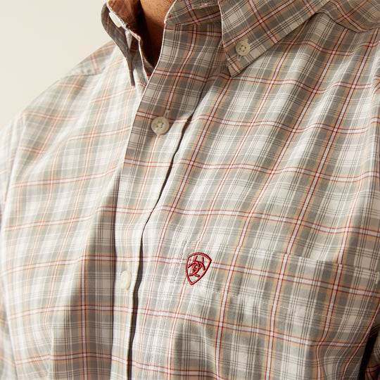 Men's Ariat Pro Series Grey Classic Fit Shirt - 10054650