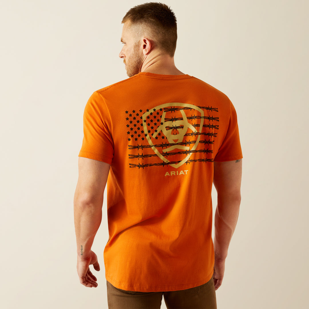 Men's Ariat Barb Shield T-Shirt - 10054774