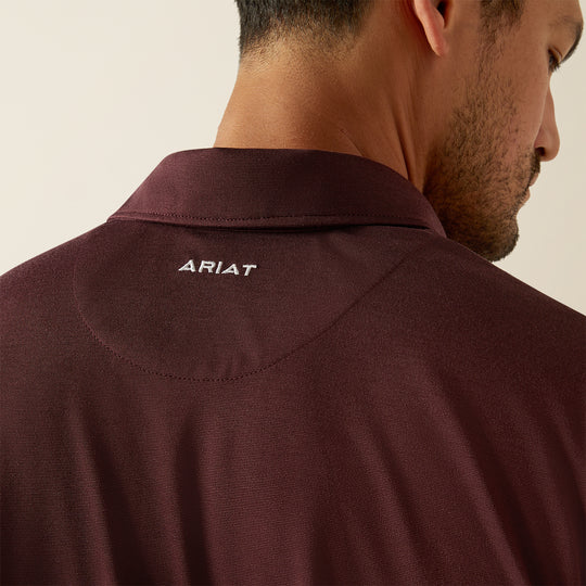 Men's Ariat Team Logo Malbec Polo - 10058736