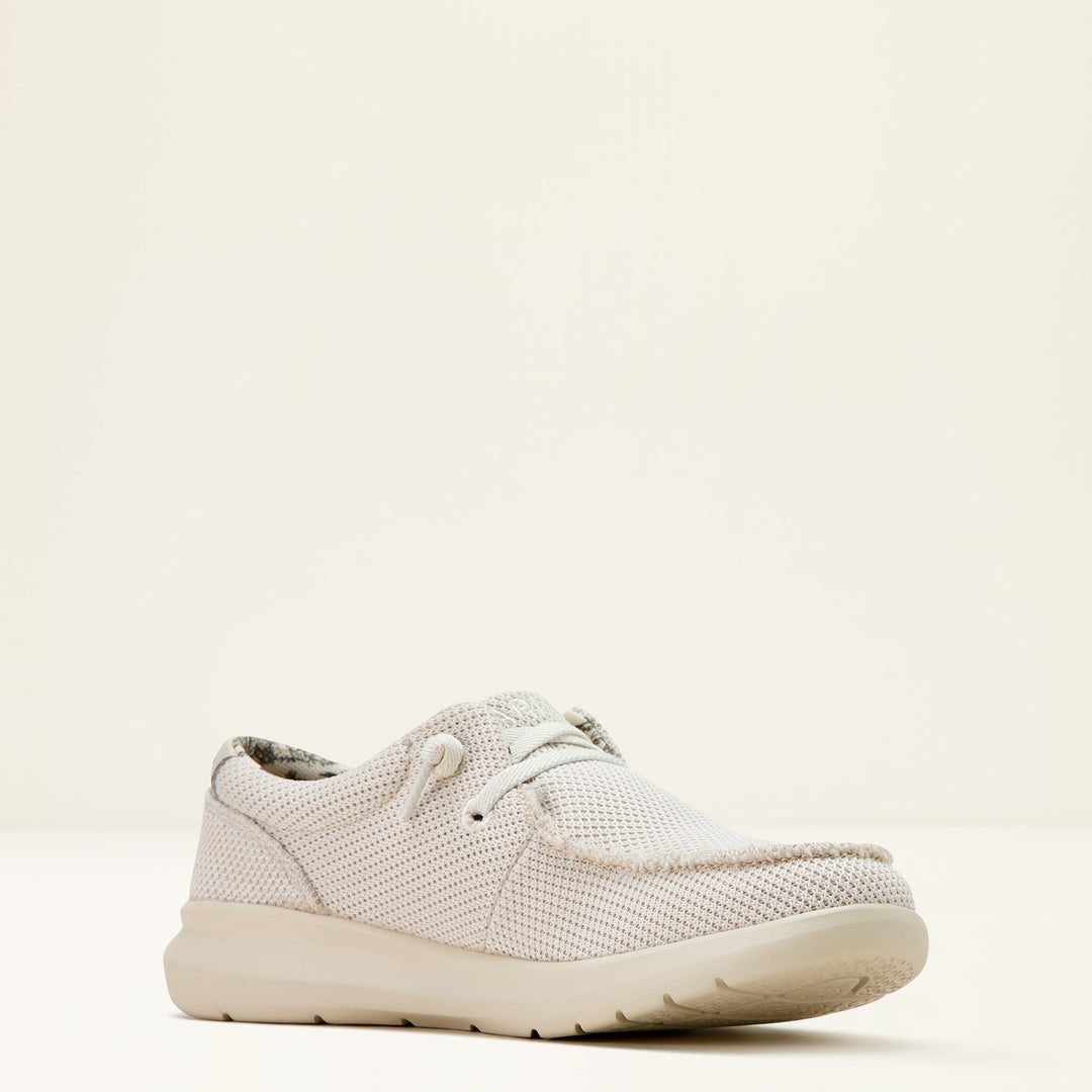 Ladies Ariat Cream Mesh Hilo Shoe - 10061254