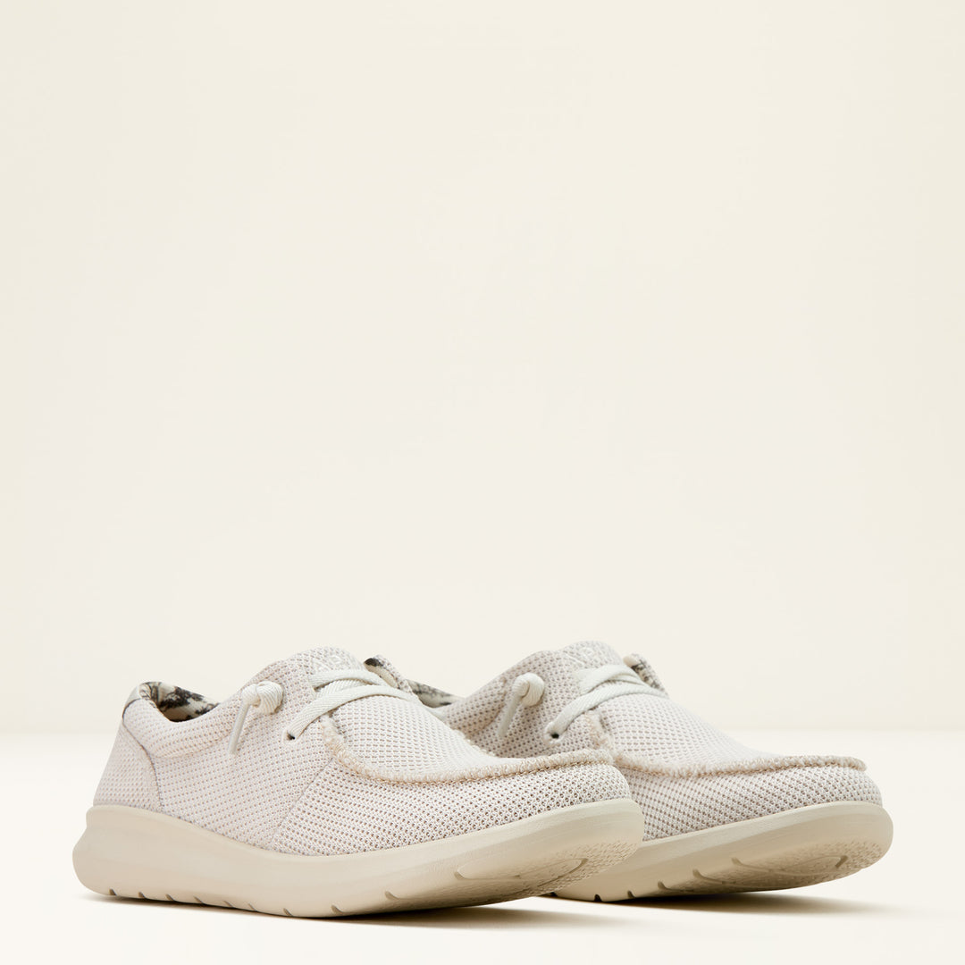 Ladies Ariat Cream Mesh Hilo Shoe - 10061254