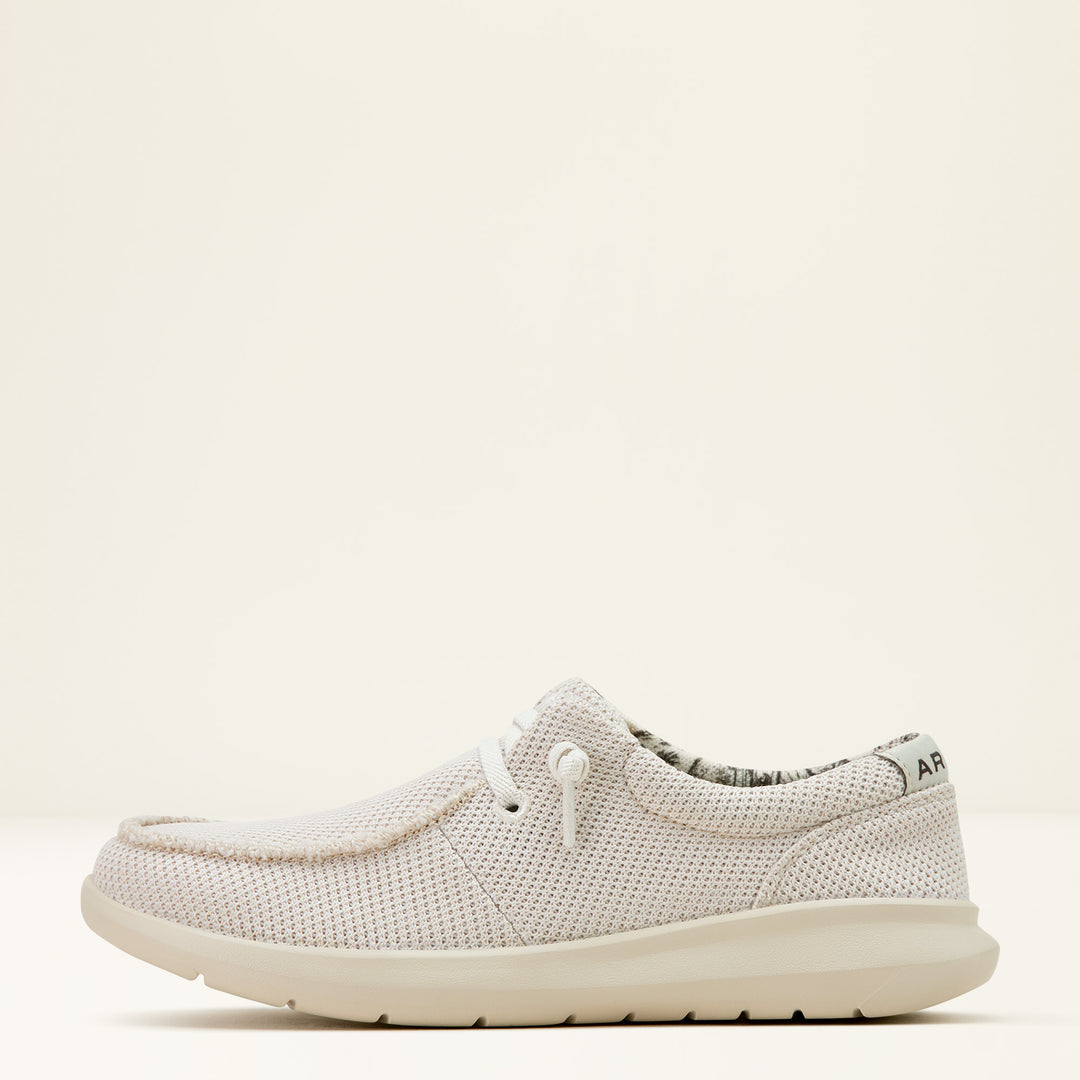 Ladies Ariat Cream Mesh Hilo Shoe - 10061254