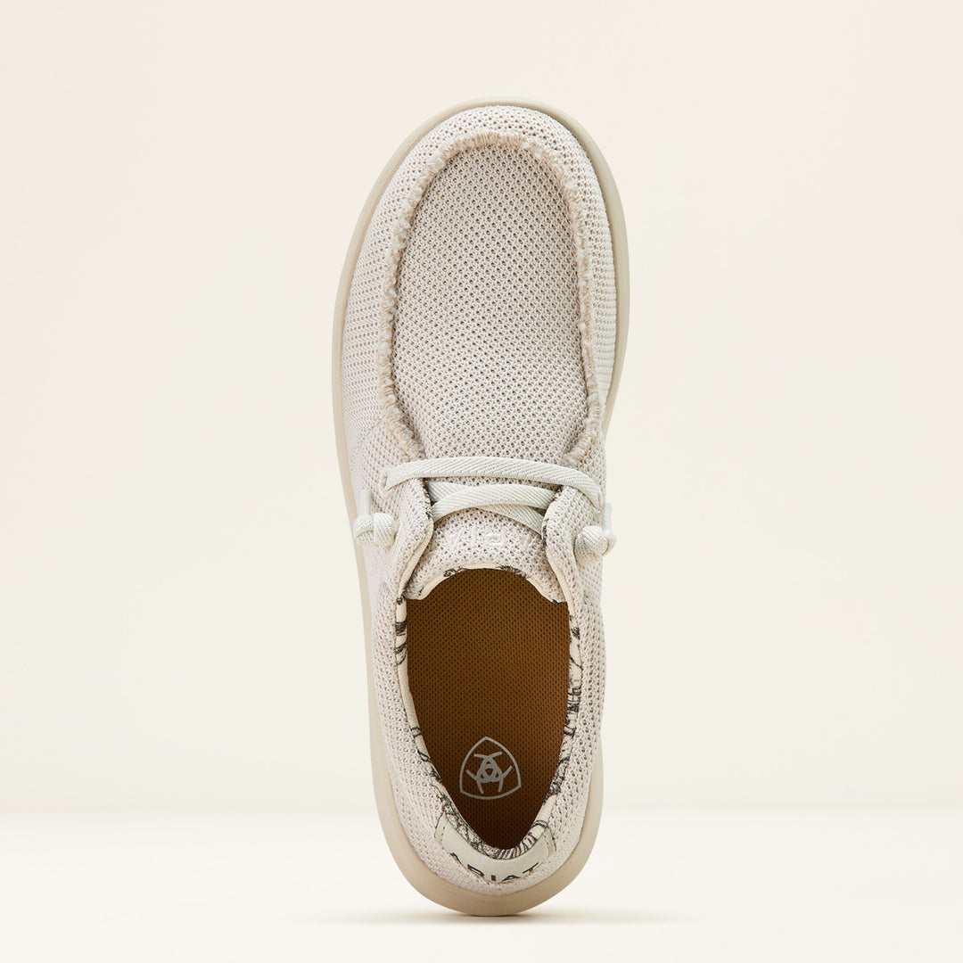 Ladies Ariat Cream Mesh Hilo Shoe - 10061254