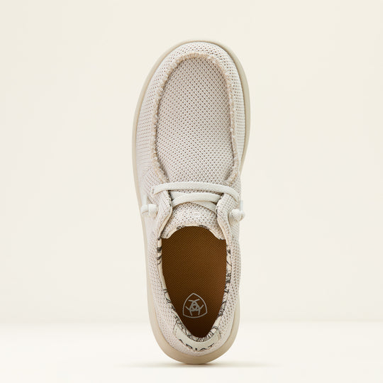 Ladies Ariat Cream Mesh Hilo Shoe - 10061254