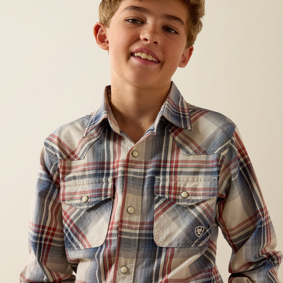 Kids Ariat Retro Hawthorn Snap Shirt - 10071172
